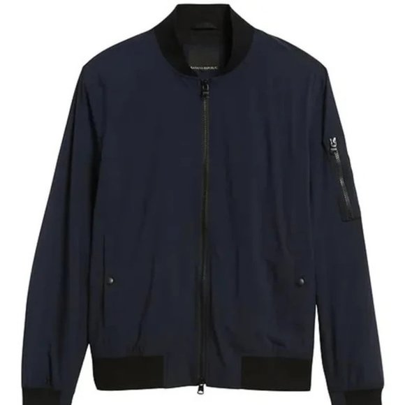 Motion Tech Bomber Jacket Size Mt Navy 